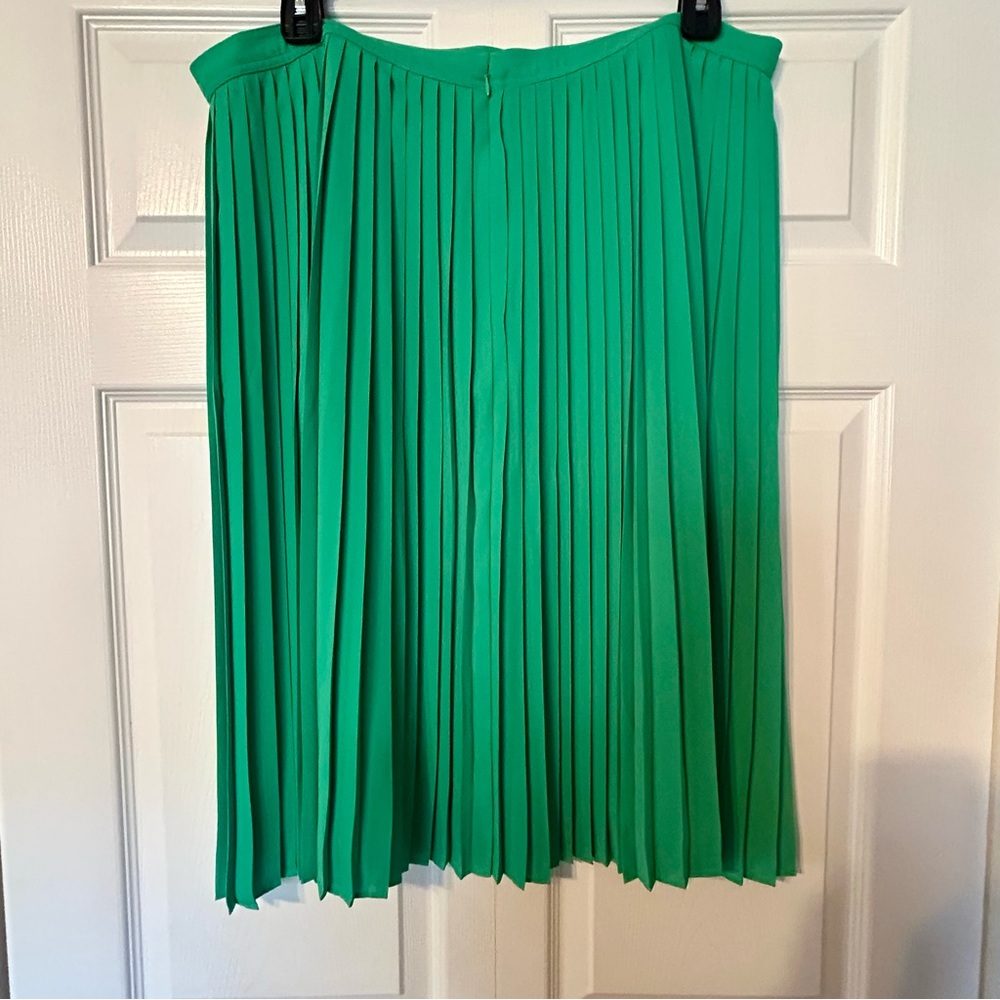 J. Crew Green A-Line Skirt